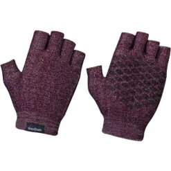 GripGrab Freedom Korte Vinger Gebreide Fietshandschoenen - Dark Red