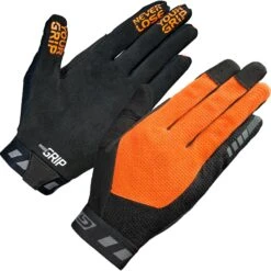 GripGrab Vertical InsideGrip Handschoenen Met Volledige Vingers - Orange Hi-Vis